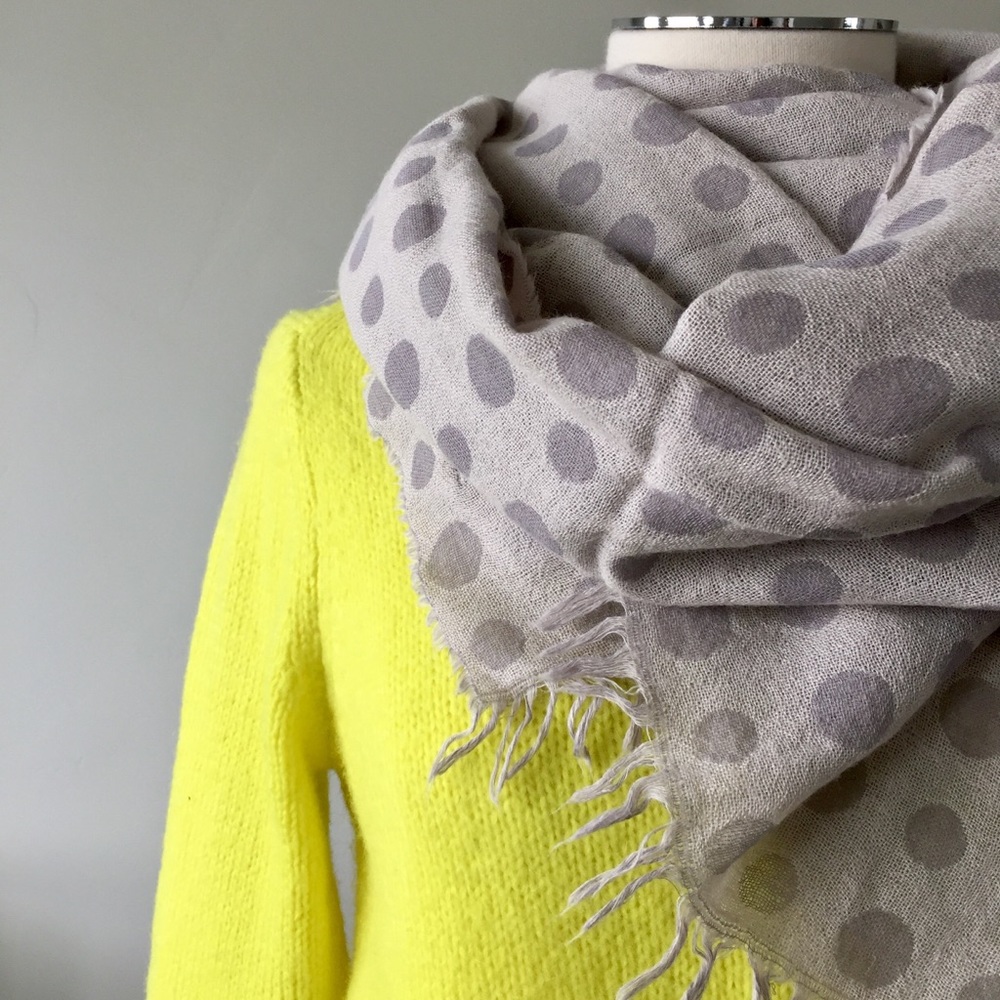 {J.Crew} Polka Dot Scarf - Picture 3 of 5